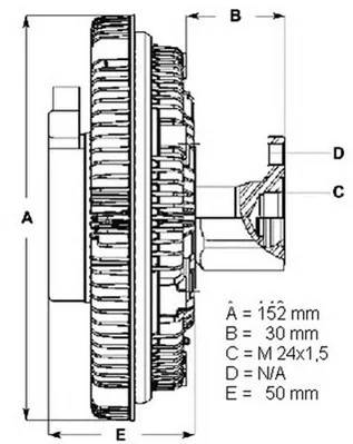 LK017 BERU Вентилятор охлаждения радиатора (двигателя) (фото 2)