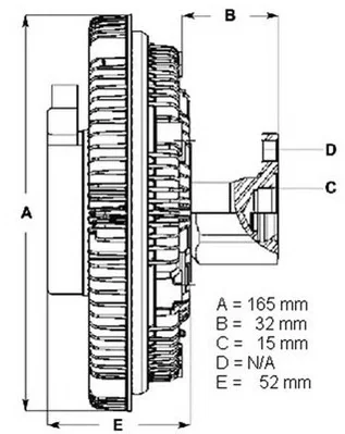 LK042 BERU Вентилятор охлаждения радиатора (двигателя) (фото 2)
