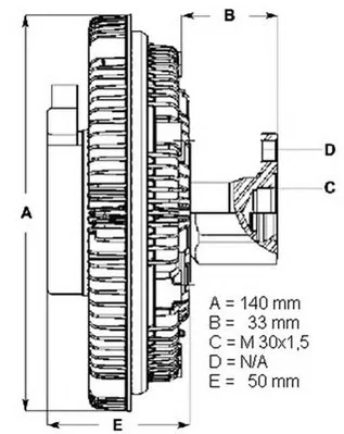 LK046 BERU Вентилятор охлаждения радиатора (двигателя) (фото 2)