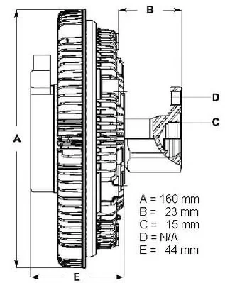 LK059 BERU Вентилятор охлаждения радиатора (двигателя) (фото 1)