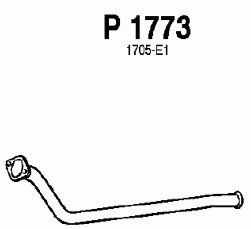 P1773 FENNO Труба выхлопного газа (фото 2)