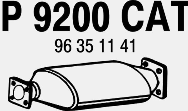 P9200CAT FENNO Катализатор (фото 3)