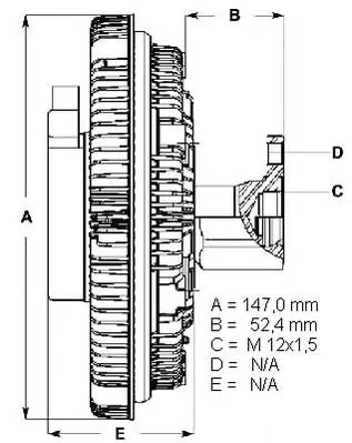 LK113 BERU Вентилятор охлаждения радиатора (двигателя) (фото 1)