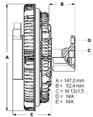 LK113 BERU Вентилятор охлаждения радиатора (двигателя) (фото 2)