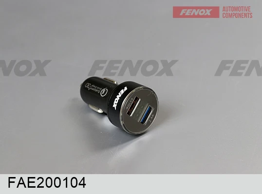 FAE200104 FENOX Зарядное устройство автомобильное, 2usb (фото 2)