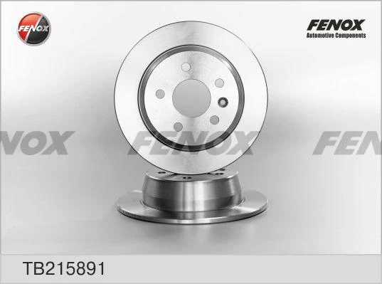 TB215891 FENOX Тормозной диск (фото 2)