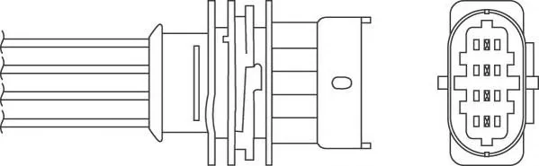 OZH112 BERU Лямбда-зонд (фото 1)