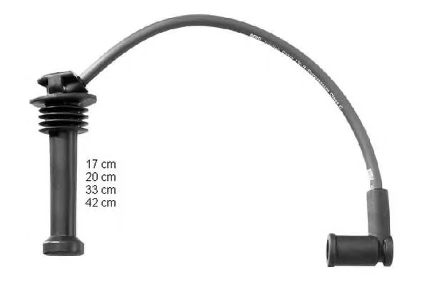 PRO1549 BERU Высоковольтные провода (комплект проводов зажигания) (фото 1)