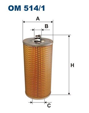 OM514/1 FILTRON Масляный фильтр (фото 2)