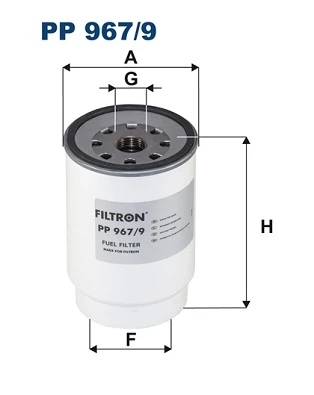 PP967 FILTRON Топливный фильтр (фото 9)