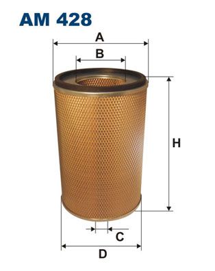 AM428 FILTRON Воздушный фильтр (фото 2)
