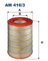 AM416/3 FILTRON Воздушный фильтр (фото 2)