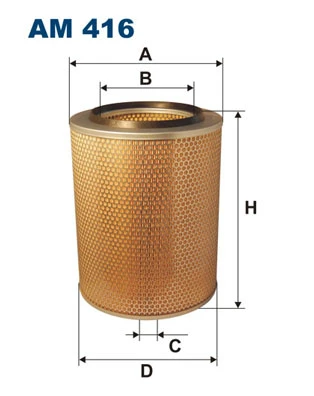 AM416 FILTRON Воздушный фильтр (фото 3)