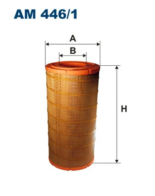 AM446 FILTRON Воздушный фильтр (фото 6)
