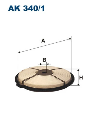 AK340 FILTRON Воздушный фильтр (фото 3)