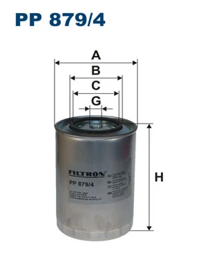 PP879 FILTRON Топливный фильтр (фото 7)