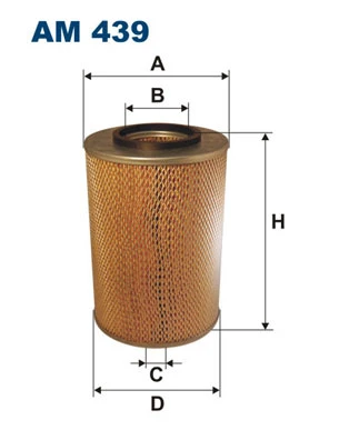 AM439 FILTRON Воздушный фильтр (фото 2)