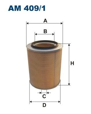 AM409/1 FILTRON Воздушный фильтр (фото 1)