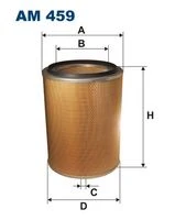 AM459 FILTRON Воздушный фильтр (фото 2)