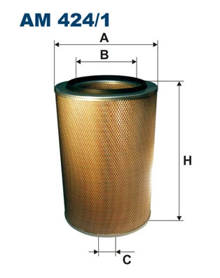 AM424 FILTRON Воздушный фильтр (фото 4)