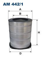AM442/1 FILTRON Воздушный фильтр (фото 2)