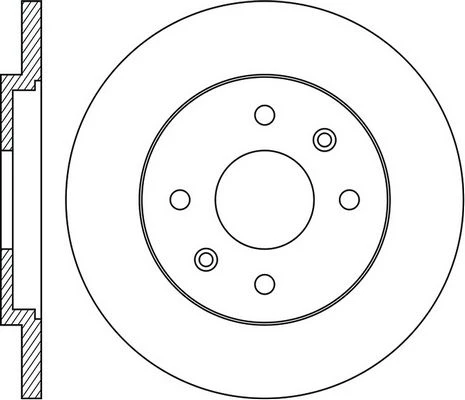 FR0196 FIT Тормозной диск (фото 2)