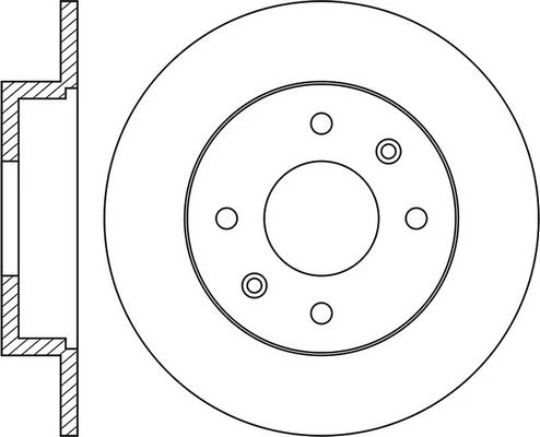 FR0150 FIT Тормозной диск (фото 2)