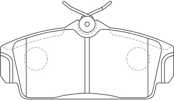 FP1147 FIT Комплект тормозных колодок, дисковый тормоз (фото 2)