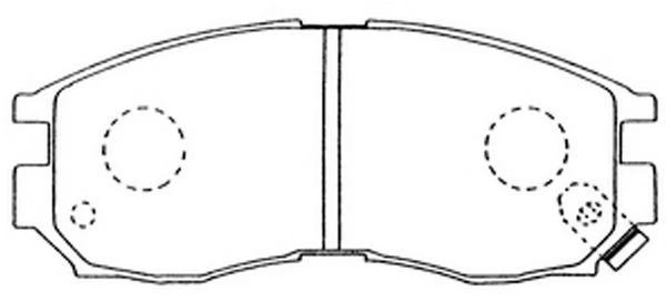 FP0484 FIT Комплект тормозных колодок, дисковый тормоз (фото 2)