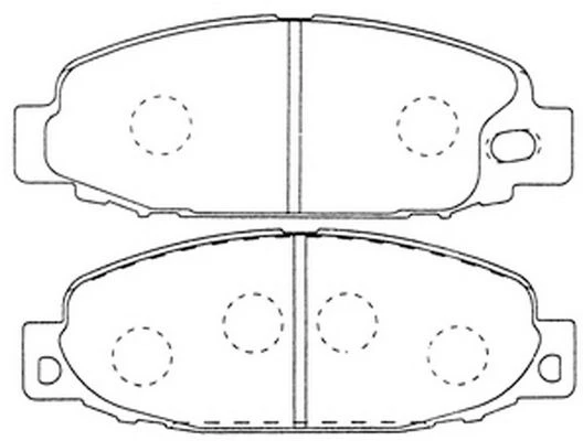 FP3131 FIT Комплект тормозных колодок, дисковый тормоз (фото 2)