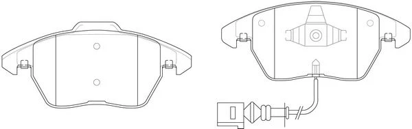 FP1375E FIT Комплект тормозных колодок, дисковый тормоз (фото 3)