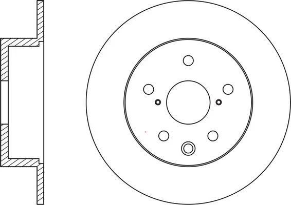 FR0544 FIT Тормозной диск (фото 4)
