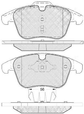 FP1306 FIT Комплект тормозных колодок, дисковый тормоз (фото 1)