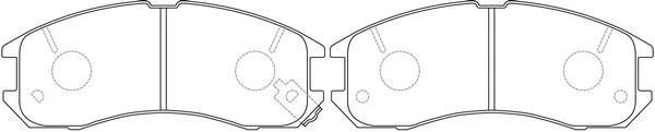 FP0399 FIT Комплект тормозных колодок, дисковый тормоз (фото 2)