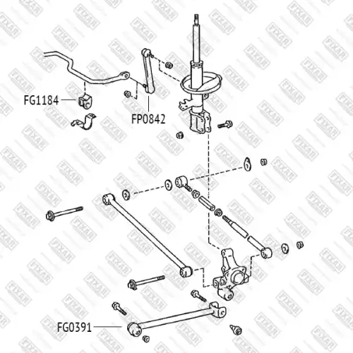 FP0842 FIXAR Тяга стабилизатора (фото 2)
