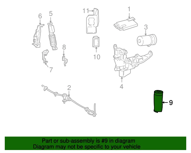3U2Z-5580-LA FORD Spring assembly lh, rh 97>02 ford, lincoln expedition, navigator with solenoid, 4wd. expedition, n (фото 2)