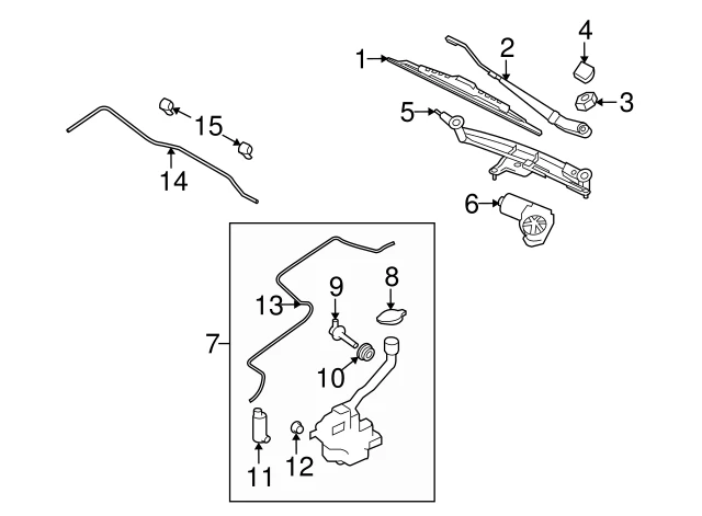 9U2Z-17528-C FORD Щетка стеклоочистителя ford (фото 3)