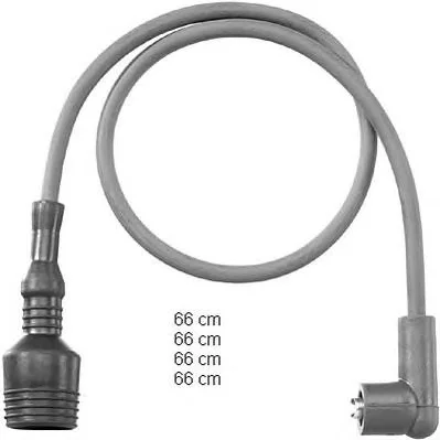 ZEF804 BERU Высоковольтные провода (комплект проводов зажигания) (фото 1)