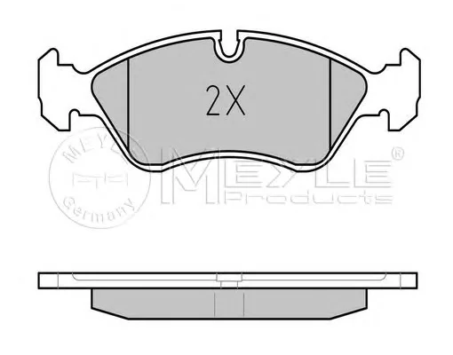 025 211 9017 MEYLE Тормозные колодки (фото 2)