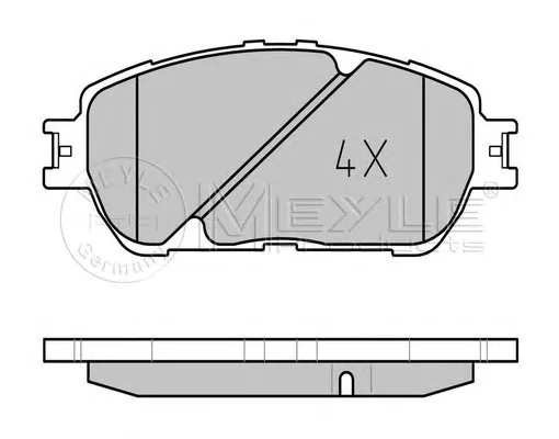 025 238 5516 MEYLE Тормозные колодки (фото 1)
