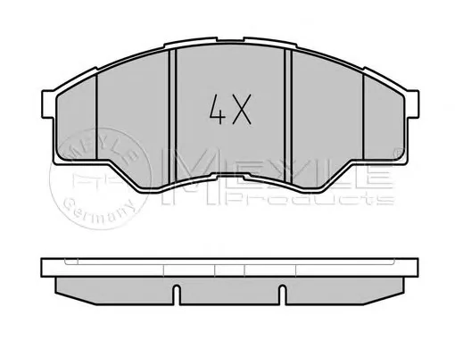 025 245 6716 MEYLE Тормозные колодки (фото 1)