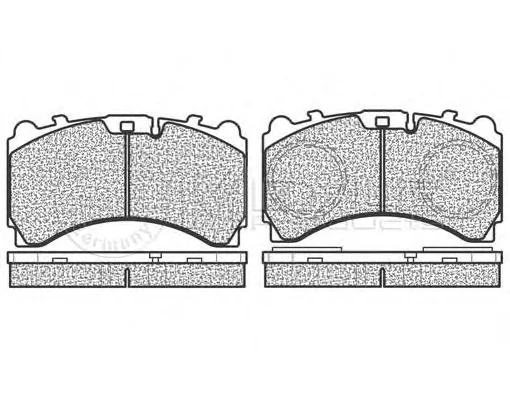 025 292 4435 MEYLE Тормозные колодки (фото 3)