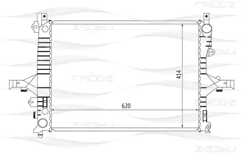 KK0214 FREE-Z Радиатор системы охлаждения (фото 1)