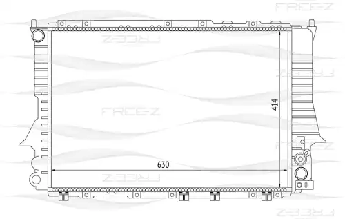 KK0112 FREE-Z Радиатор системы охлаждения (фото 1)