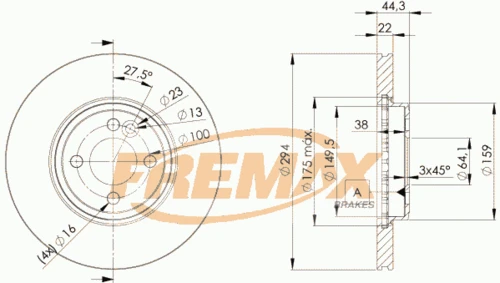 BD-8570 FREMAX Тормозной диск (фото 5)