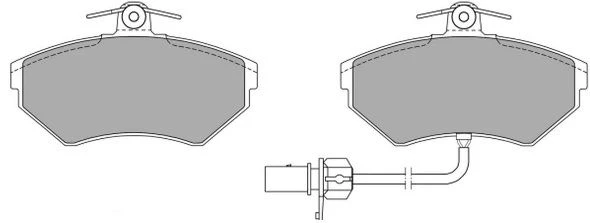 FBP-1050-01 FREMAX Комплект тормозных колодок, дисковый тормоз (фото 3)