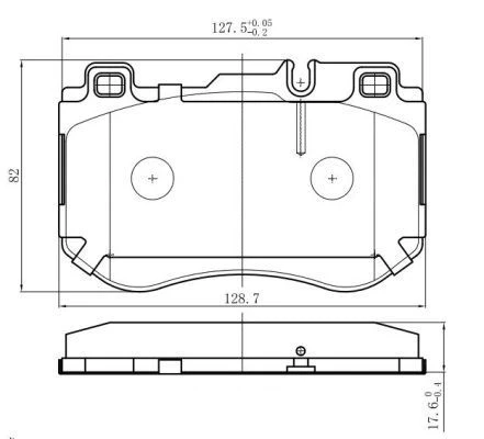 FBP-0023 FREMAX Комплект тормозных колодок, дисковый тормоз (фото 3)