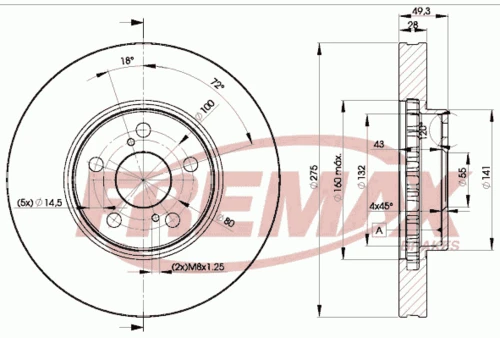 BD-0600 FREMAX Тормозной диск (фото 5)