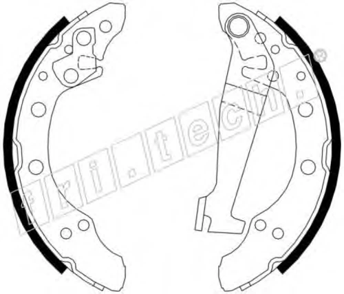 1124.274 FRI.TECH. Комплект тормозных колодок (фото 2)
