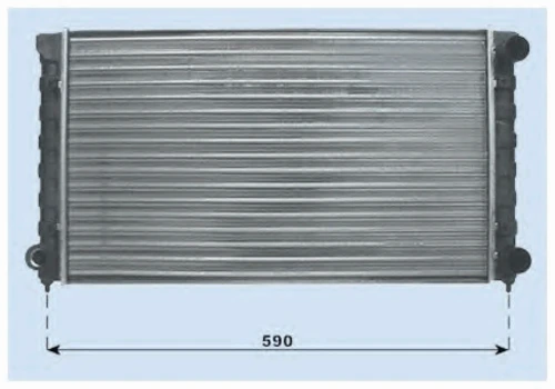 0110.3035 FRIGAIR Радиатор, охлаждение двигателя (фото 2)